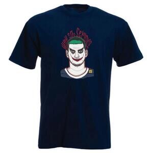 Nikola Jokic Denver Nuggets Joker Why So Serious Long Short Sleeve T-Shirt